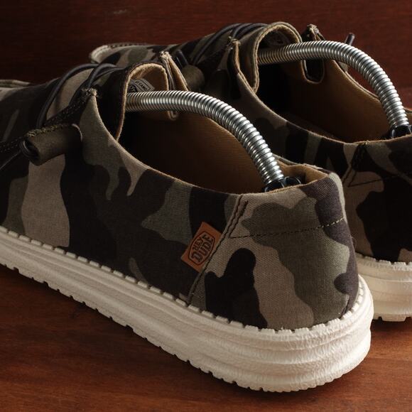 Hey Dude Loafers Womens SZ 8 Green Wendy Camoflage Slip On Lightweight Flat Shoe - Picture 8 of 13